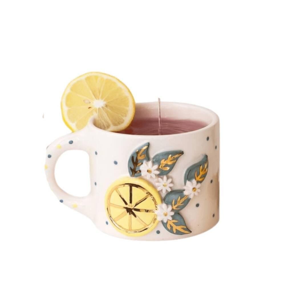 Fresh Lemon Blossom Ceramic Mug